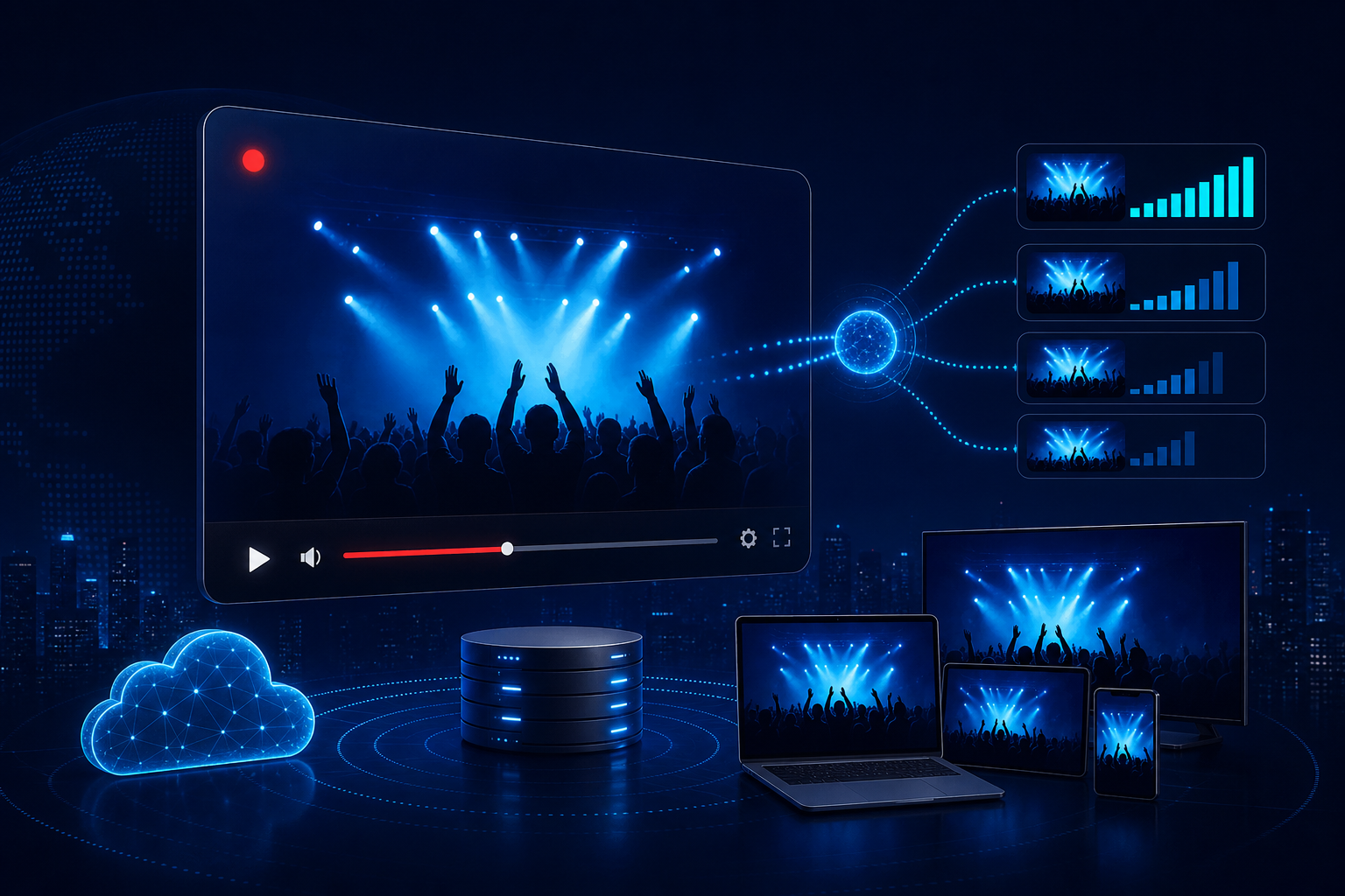 Live and VOD streaming