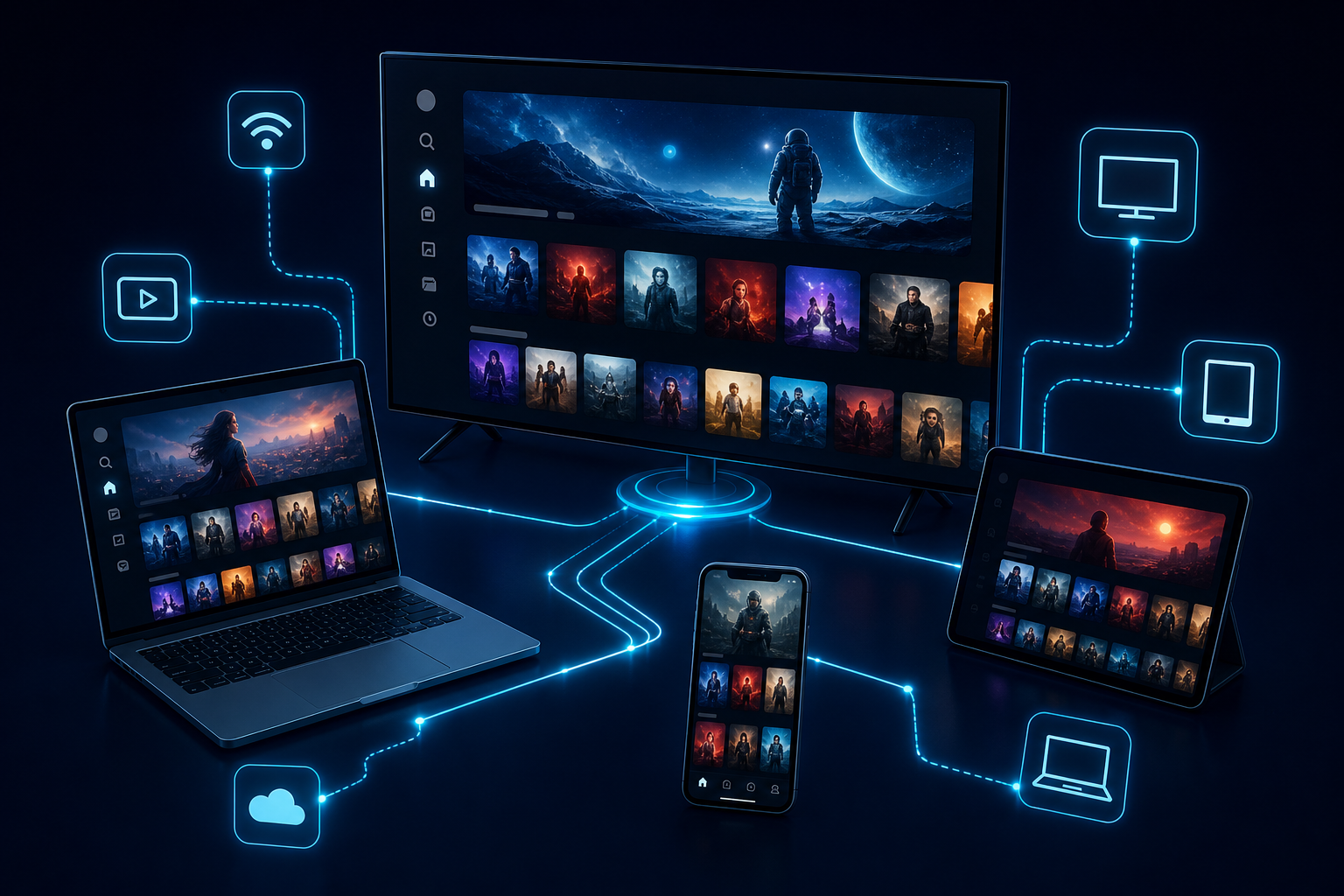 Multi-platform streaming delivery