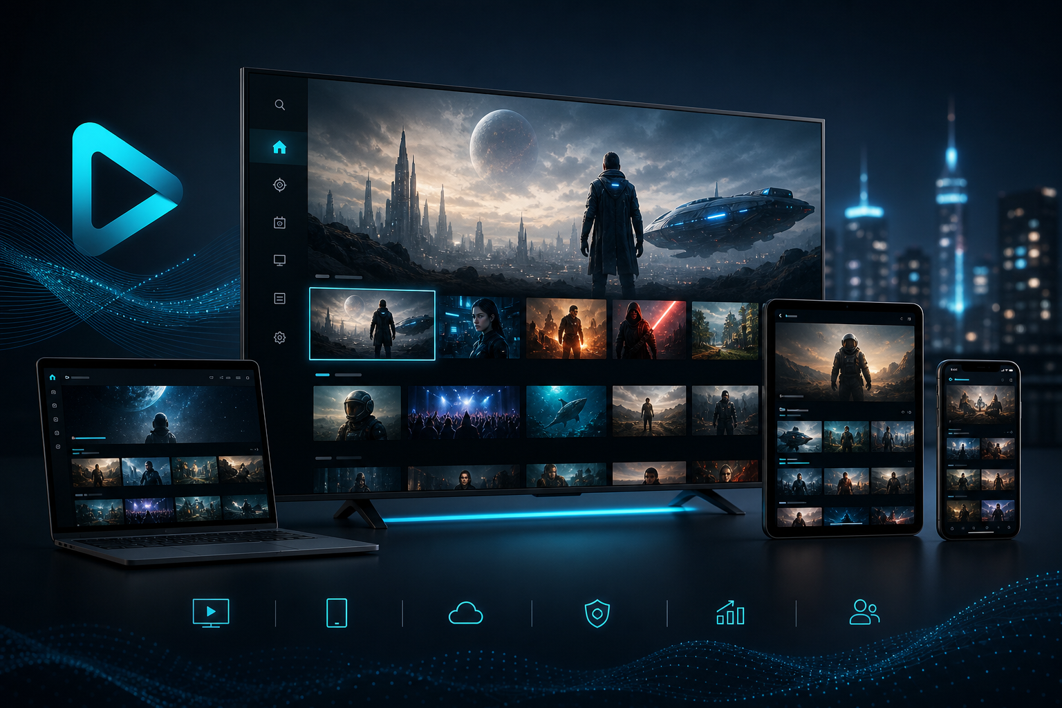 LINQTV multi-device streaming platform